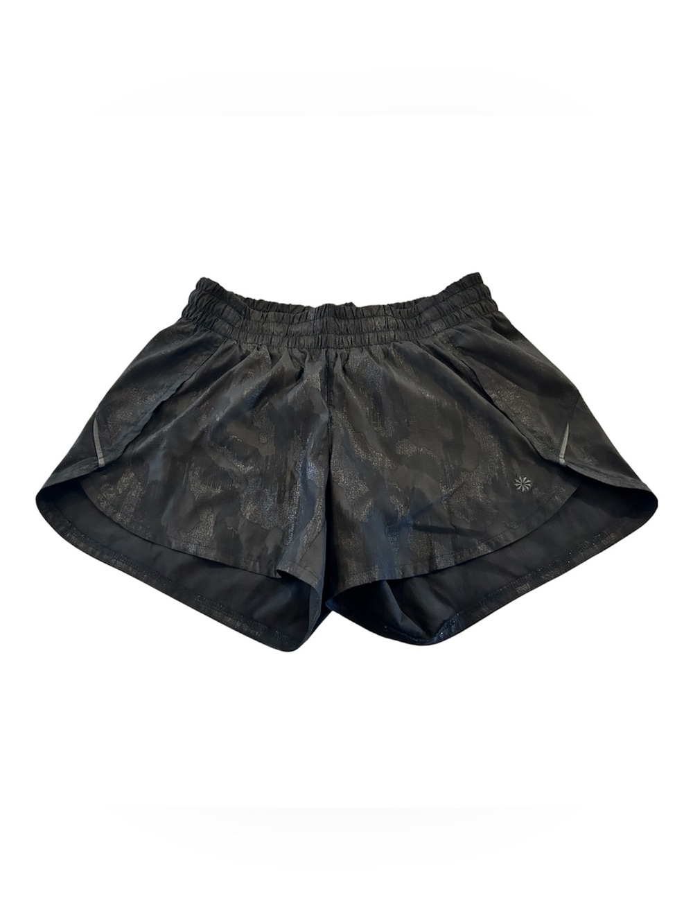 Athleta Run Racer Camo Shorts